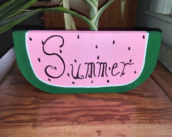 Watermelon Sign Watermelon Birthday Party Summer Sign