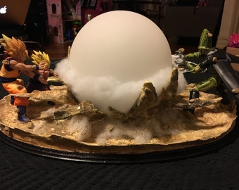 Dragon Ball Z Goku Gohan Cell Fight lamp scene Cell Games Saga custom led
