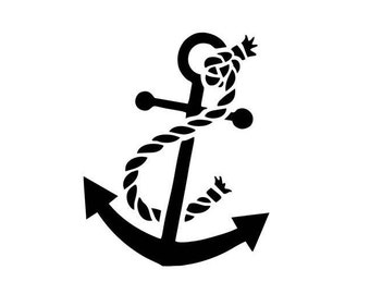 Anchor svg, boat anchor svg file, svg, dxf, cricut, silhouette cutting file