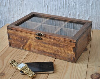 Wood watch box  Etsy