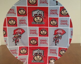 Ohio State Buckeyes 10" Round Plate
