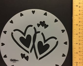 Heart stencil | Etsy