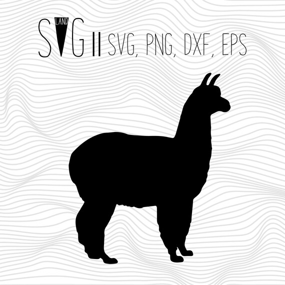 Download Alpaca Svg Animal Svg Silhouette Svg File Svg For