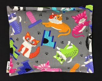 Corn Heating Pad 9 x 11, Corn Bags, Microwave Heating Pad, Heated Bag, Cat Lover Corn Bag, Relaxation Gift, Ice Pack, Gift For Kids, Warmer