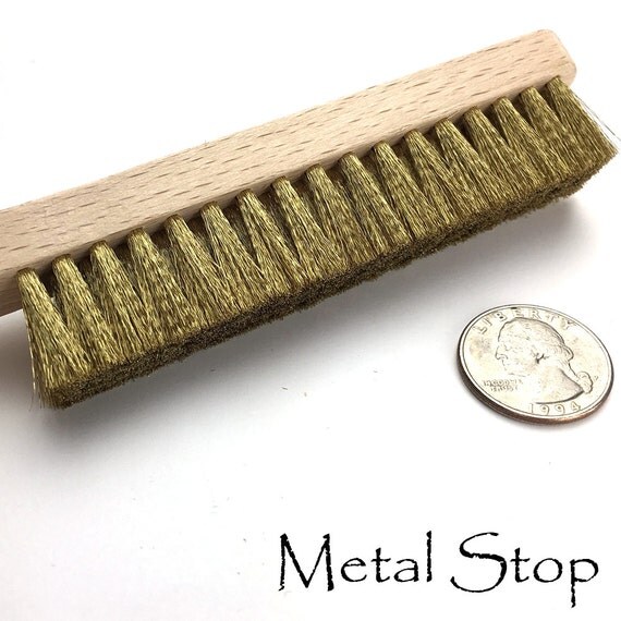 Brass Brush Soft bristle brush Excellent for clean up