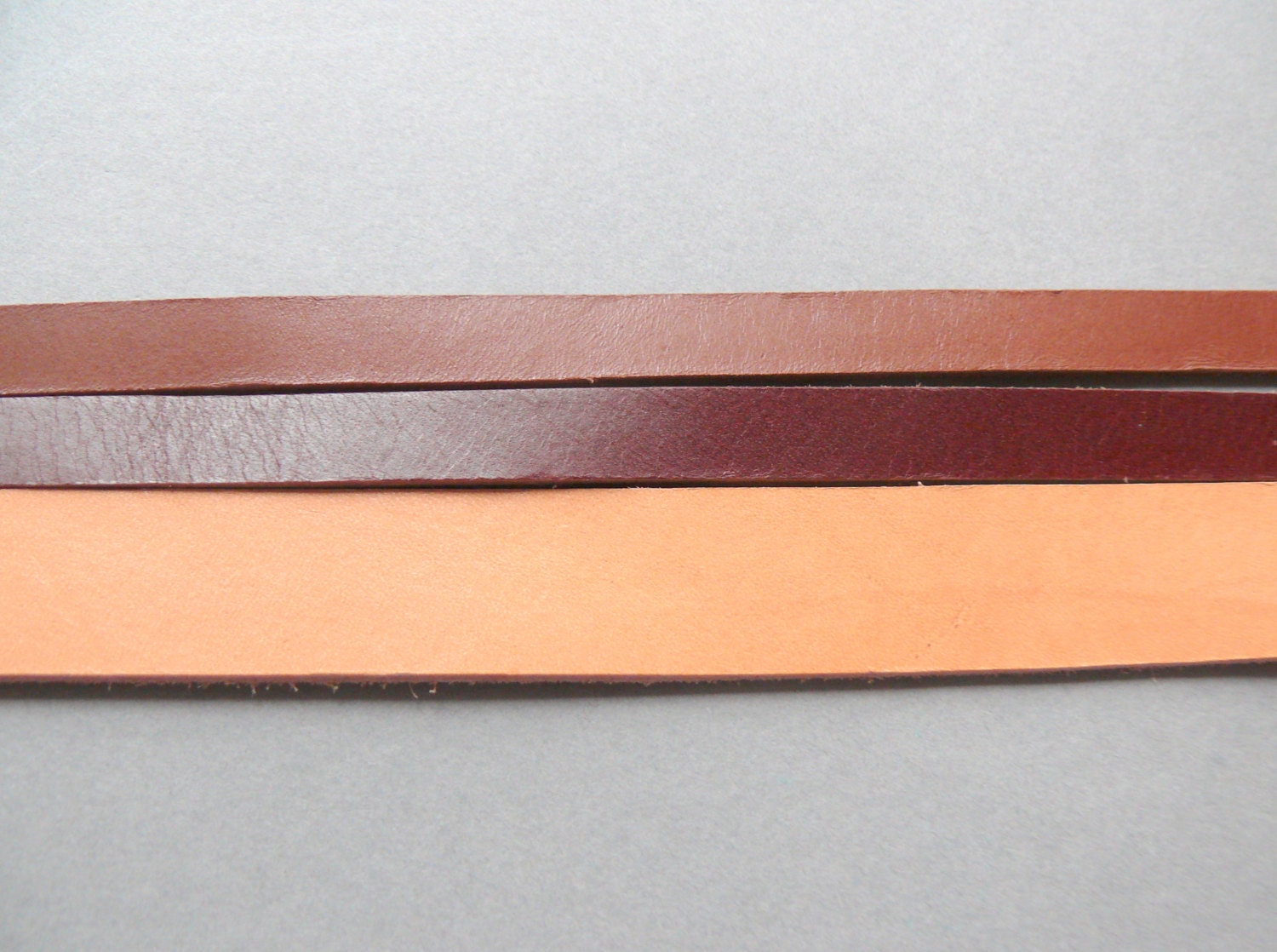 Brown Veg Tanned Leather Strap, Cognac Veg Tanned Leather Strap