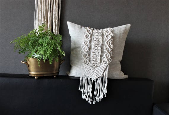 Macrame Pillow cover 18''x18'' cushion Boho