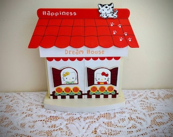 Hello Kitty - "Happiness - Dream House" Collectible Picture Frame - Vintage