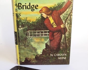 Hide Your Tablet in a Vintage Nancy Drew Book with Spooky Cover, Brushed Denim Lining, Fits Kindle Fire, Paperwhite, HD6, Galaxy Tab, Nook