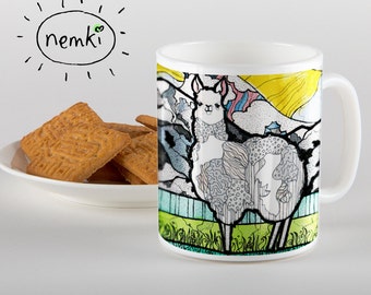 Cute Llama Mug, Llama Coffee Mug, Beautiful Llama Mug, Llama Coffee Cup, Llama Design Mug, Llama Gifts, For Llama Lovers, Llama, Llamas