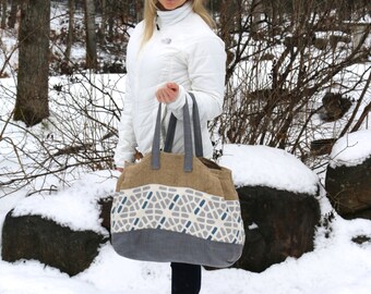 The Burley Tote Bag Market Bag Pattern Large Beach Tote Bag Pattern