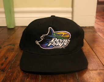 Tampa Bay Devil Rays snapback vtg MLB baseball logo 7 hat cap