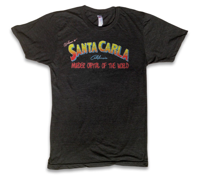 Santa Carla T Shirt American Apparel Tri-Blend Vintage