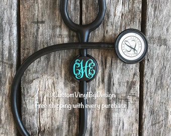 Stethoscope ID Tag, Nurse Practitioner Gift, Nurse Practitioner, Stethoscope Name Tag, Stethoscope Charm, Nurse Gift, Doctor Gift