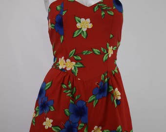 Hawaiian Hibiscus Playsuit
