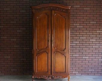 Armoire / Wardrobe / French Provincial Armoire / Country French Armoire by Century Furniture