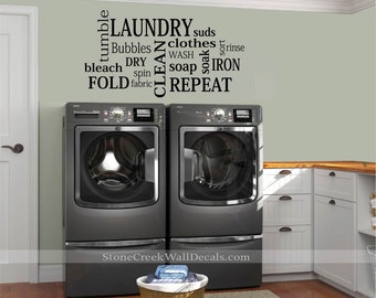 Laundry Room Wall Decals Laundry Room Decals Laundry Subway Art Sign Laundry Room Wall Decor Laundry Wall Decals Laundry Room Signs