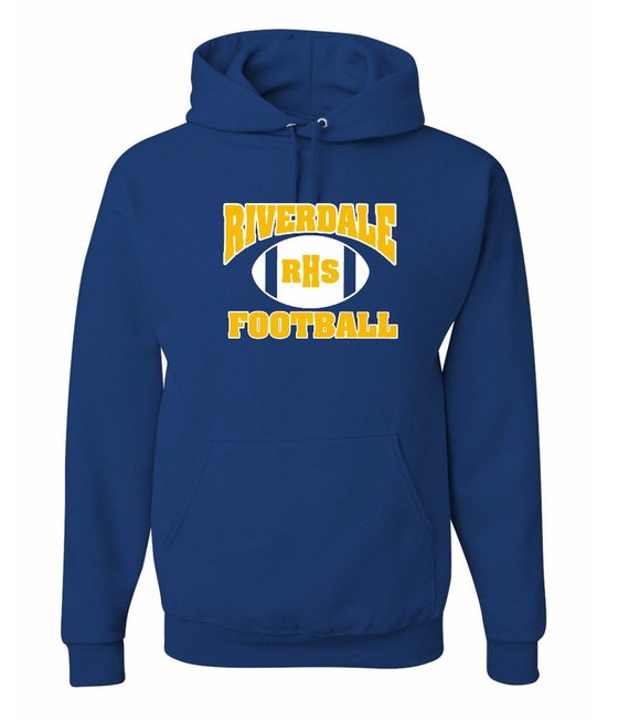 Riverdale High School Football Hooded Sweatshirt Front design