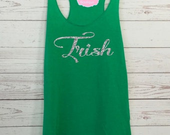 funny womens st patricks day tank tops