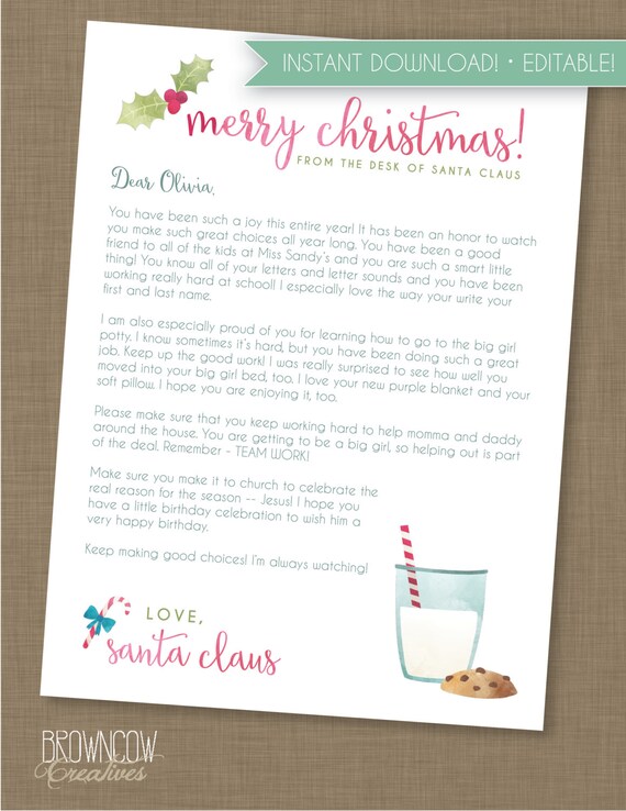 Message santa claus image