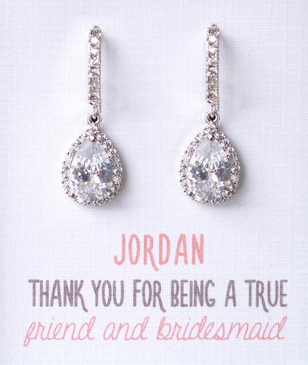 Silver Long Drop Earrings Wedding Earrings for by AMYOBridal