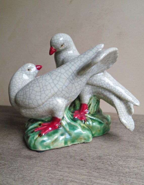 turtle doves figurines