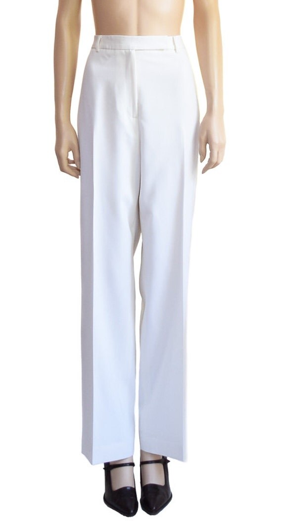 Vinatge Pants Brooks Brother's White Wool Pants