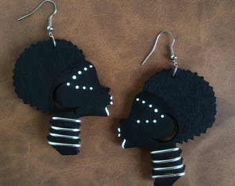 Afrocentric earrings | Etsy