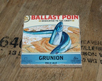 UPcycled Coaster - Ballast Point Brewing Co - Grunion Pale Ale