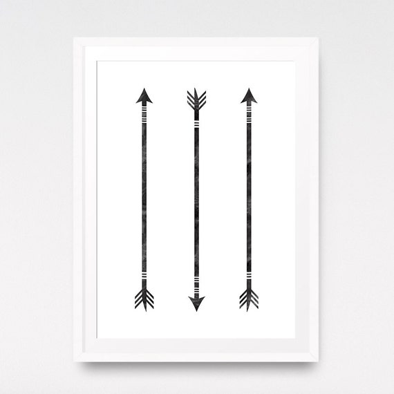 Arrow Print Wall Prints Arrow Prints Bohemian Wall Art