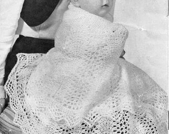 Baby Shawl Knitted Baby Shawls Baby Round Shawl Pattern