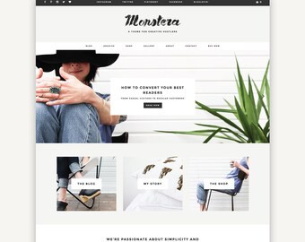 Responsive Wordpress Theme | Parker | Blog and eCommerce Design | Self-Hosted WordPress.org