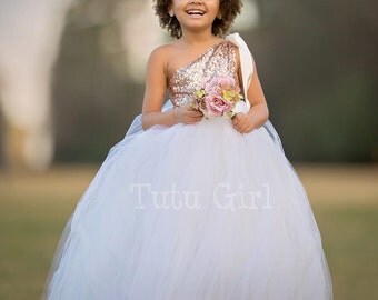 Flower Girl Dress, Tutu Dress, Baby Flower Girl Dress, Girls Dress, Toddler Dress