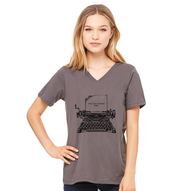 Typewriter Shirt Womens Tshirts Vintage Typewriter