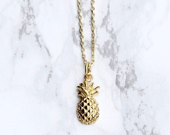 Pineapple Necklace Gold Pineapple Necklace Pineapple