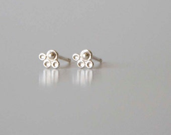 Tiny Sterling Silver Studs, Silver Earring, Post Earring, Tiny Earring, Delicate Earring, Small Earring, Silver Stud Earring, Indian Earring
