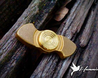 The Hummingbird Fidget Spinner in Brass