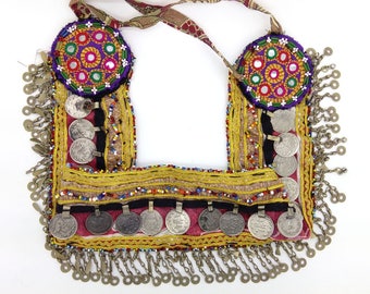 ROSE PINK Belly Dance Belt Base Tribal Fusion Coins Fringe Gul 29" Wide