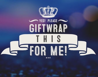 Please giftwrap my handknit purchase for me!