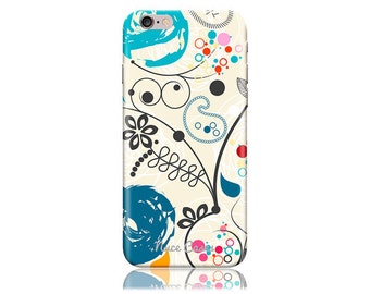 iPhone 7 Plus Case - iPhone 7+ Case - iPhone 7 + Case #Paisley Artwork Design Hard Phone Case