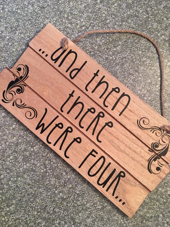 Items similar to Custom Wood Signs with Vinyl Print on Etsy