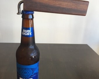 Handmade Solid Hardwood Bottle Opener - Yucatán Rosewood