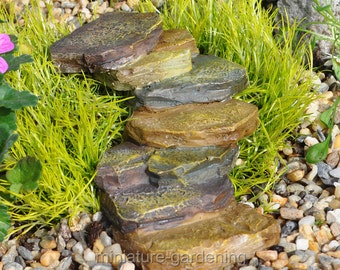 Deco Rock Staircase for Miniature Garden, Fairy Garden