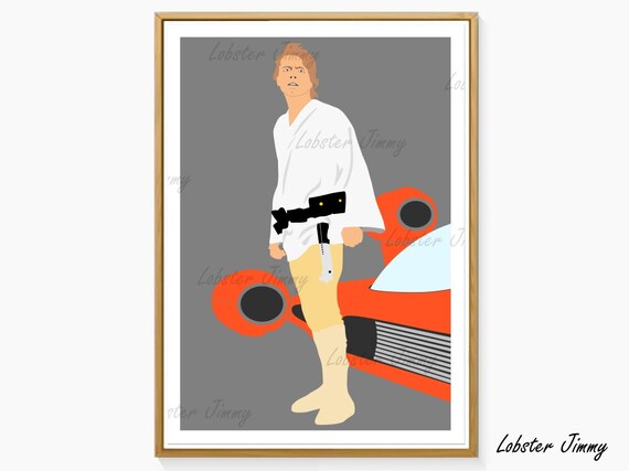luke skywalker tatooine speeder