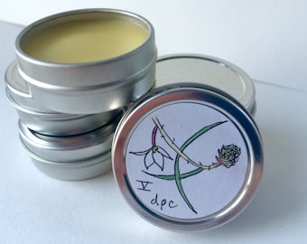 V anchor balm, beeswax, shea butter, jojoba oil, deep, grounding