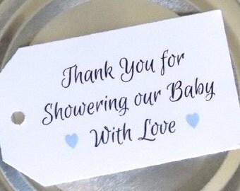 Thank You Tags Baby Shower Tags, Baby Boy Favor Tags, Baby Shower, Favor Tags for Baby Boy, Thank You Tags, Baby, Baptism, Thank You Tags