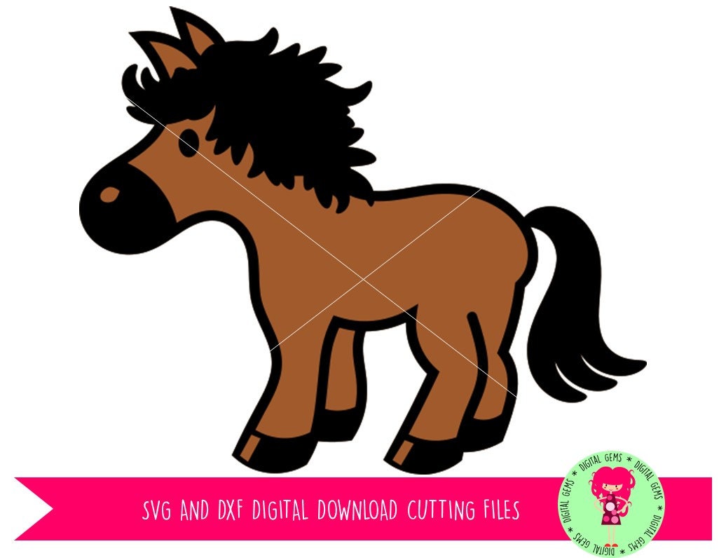 Download Horse / Pony SVG / DXF Cutting File for Cricut Design Space