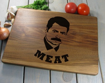 gift ideas for men cutting board ron swanson parks and gift ideas for men cutting board ron swanson parks and