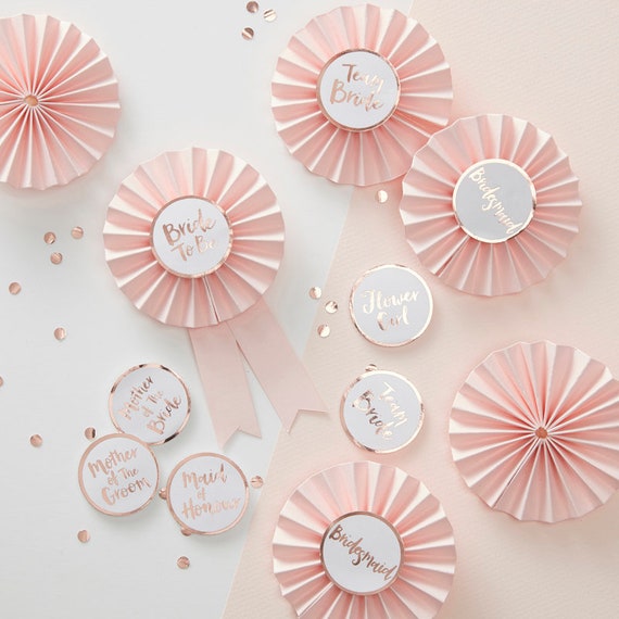 Team Bride Rosettes