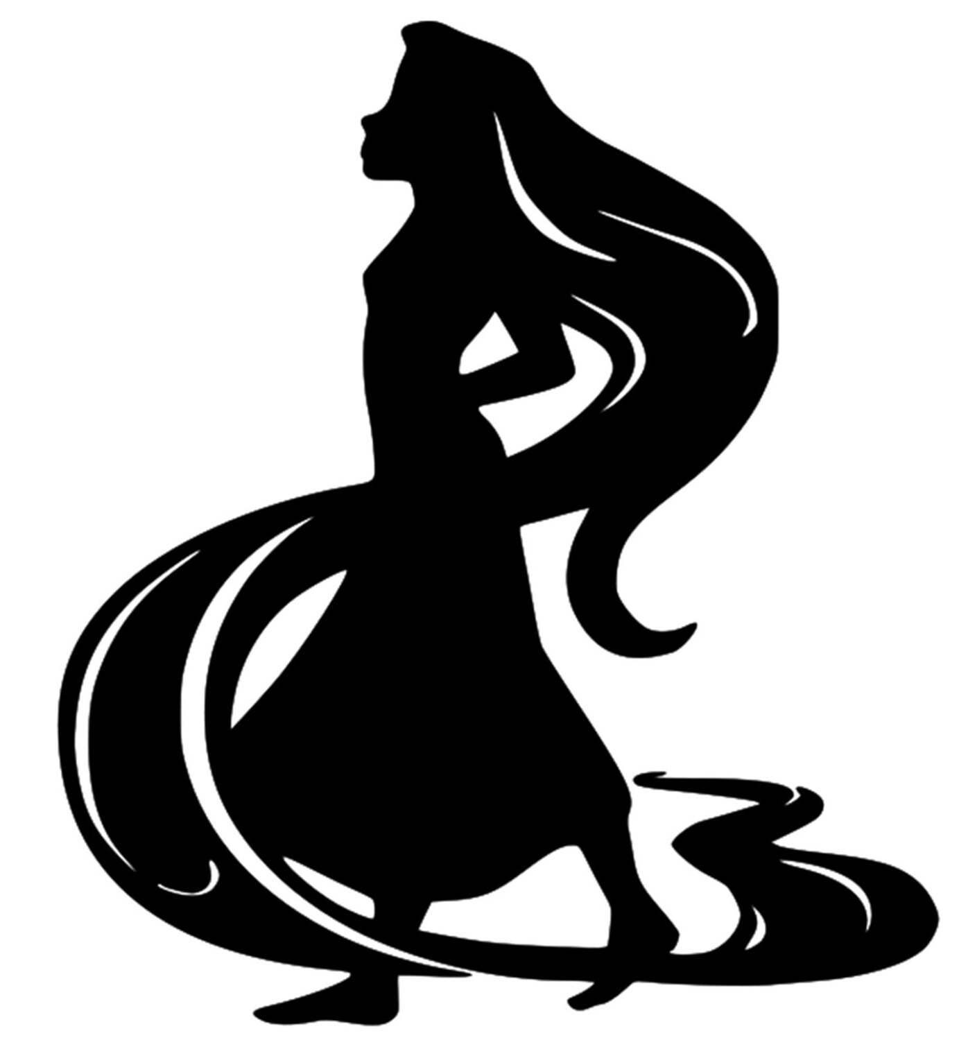 Rapunzel Vinyl Wall Door Art Decal Removable Sticker Oracal